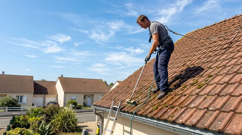 Nettoyage & Démoussage de Toiture Le Mans